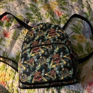 Jurassic Park cartoon backpack/purse